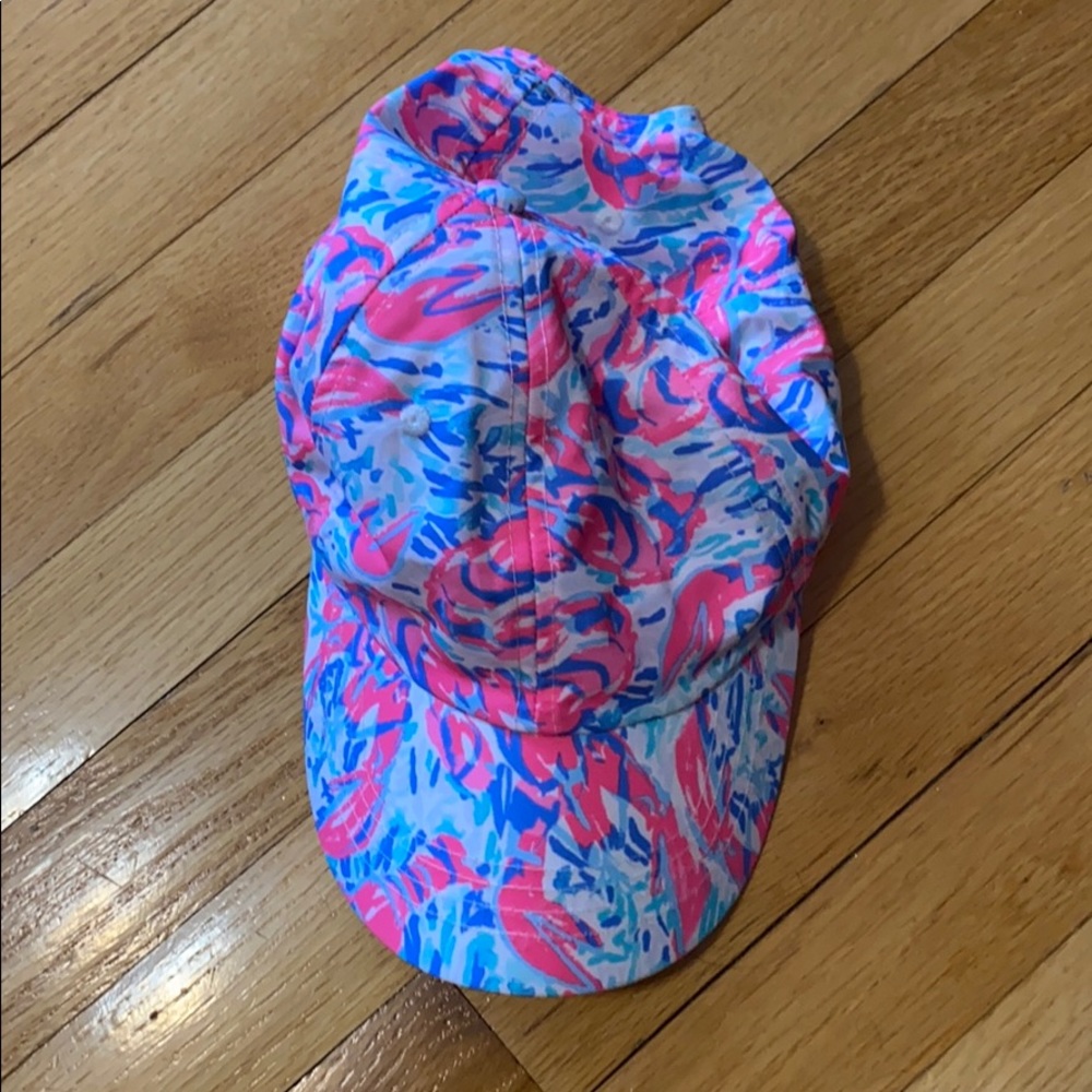 Lily Pulitzer exercise baseball hat
